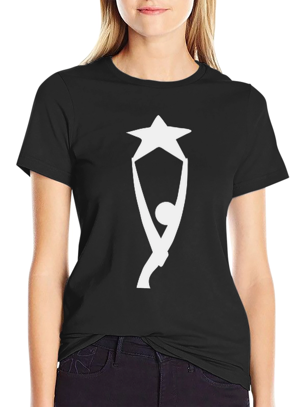 Star Trophy Graphic Black T-Shirt