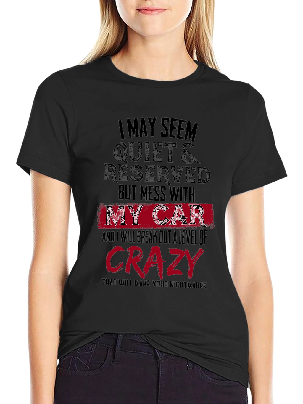 Quiet & Reserved Funny Car Lover T-Shirt