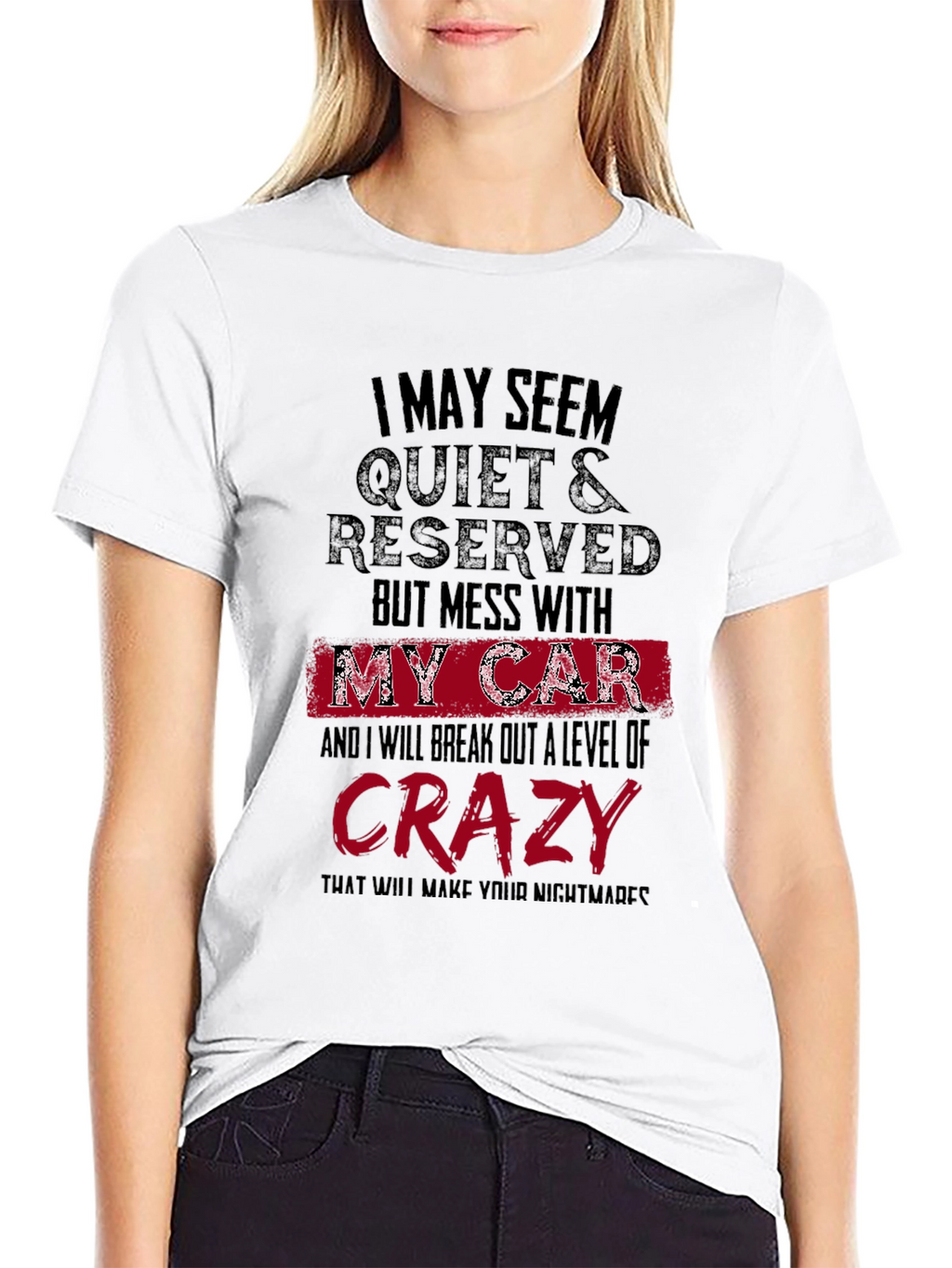 Quiet & Reserved Funny Car Lover T-Shirt