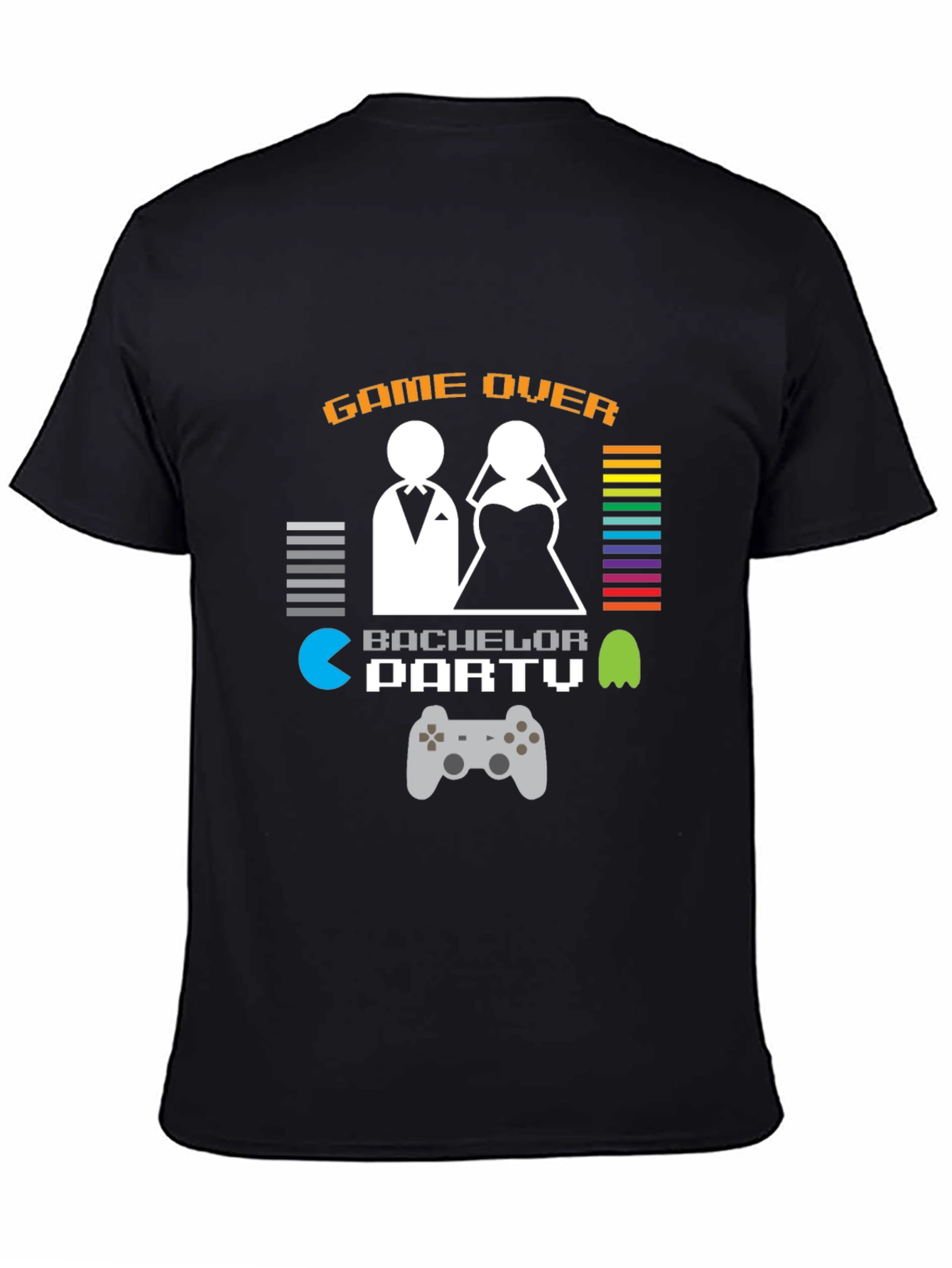 Game Over Bachelor Party T-Shirt - Gamer Groom Tee