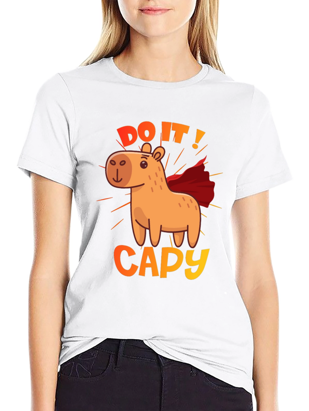 Do It! Capy Superhero Graphic Tee