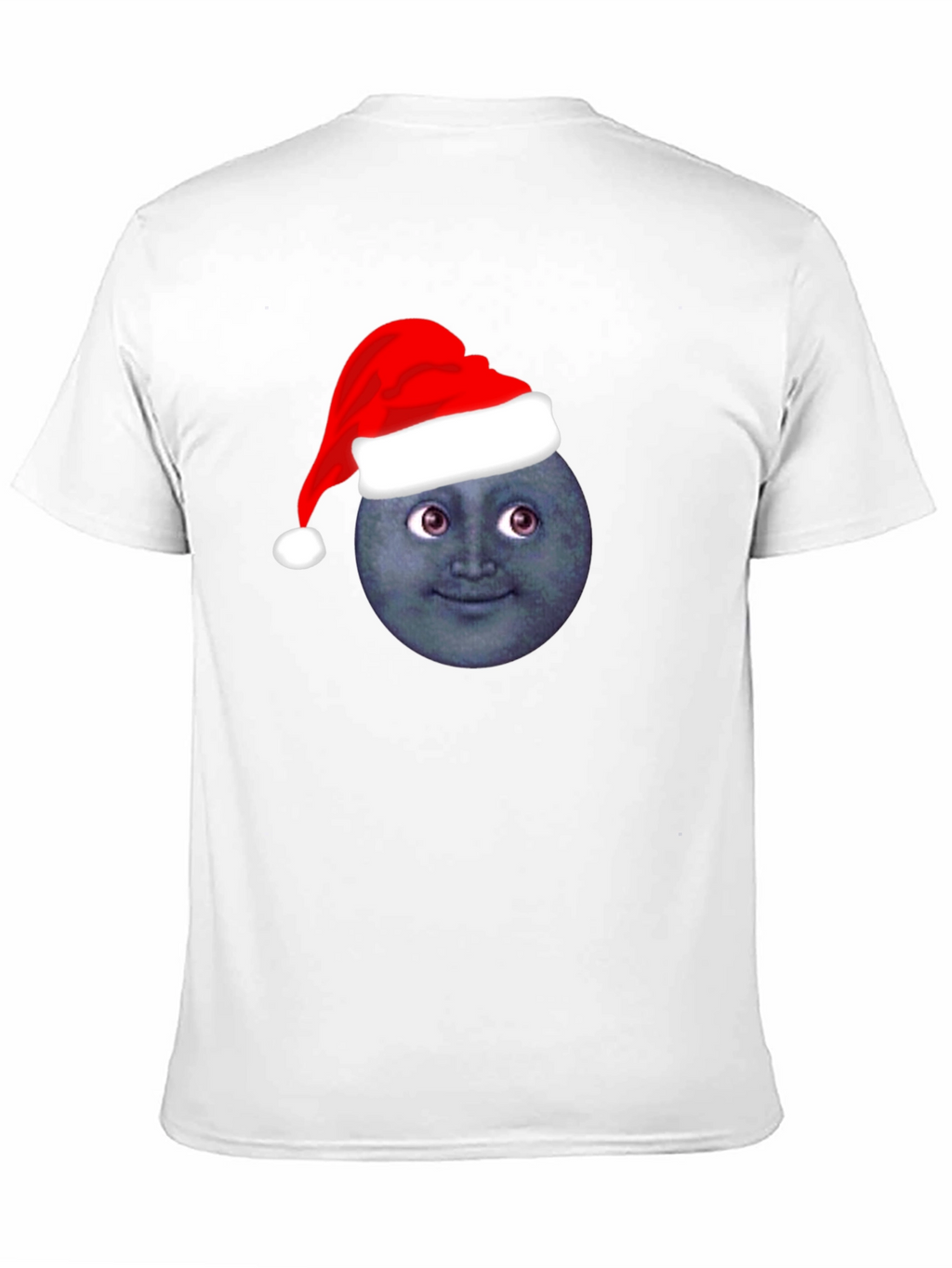 Festive Moon Face T-Shirt - Holiday Cheer!