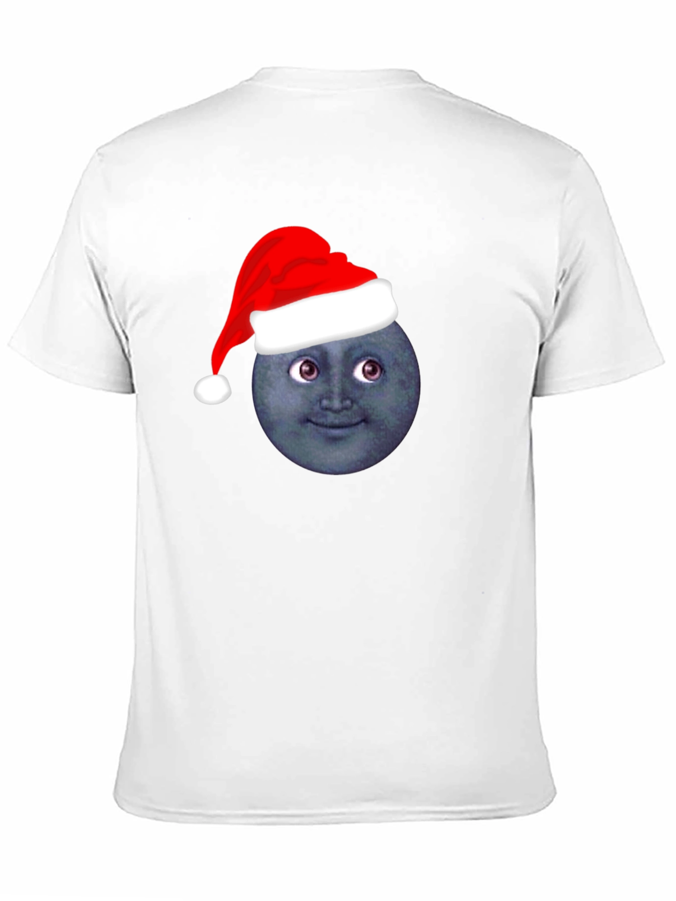 Festive Moon Face T-Shirt - Holiday Cheer!