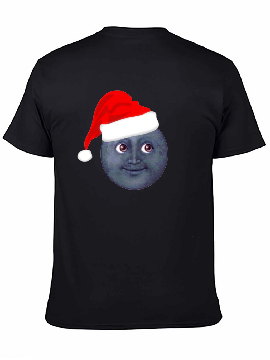 Festive Moon Face T-Shirt - Holiday Cheer!