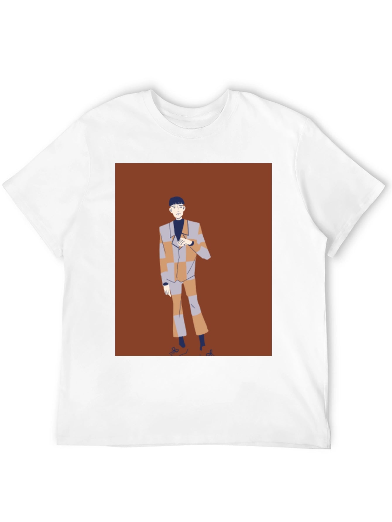Retro Style Graphic Tee - Unique Fashion Statement