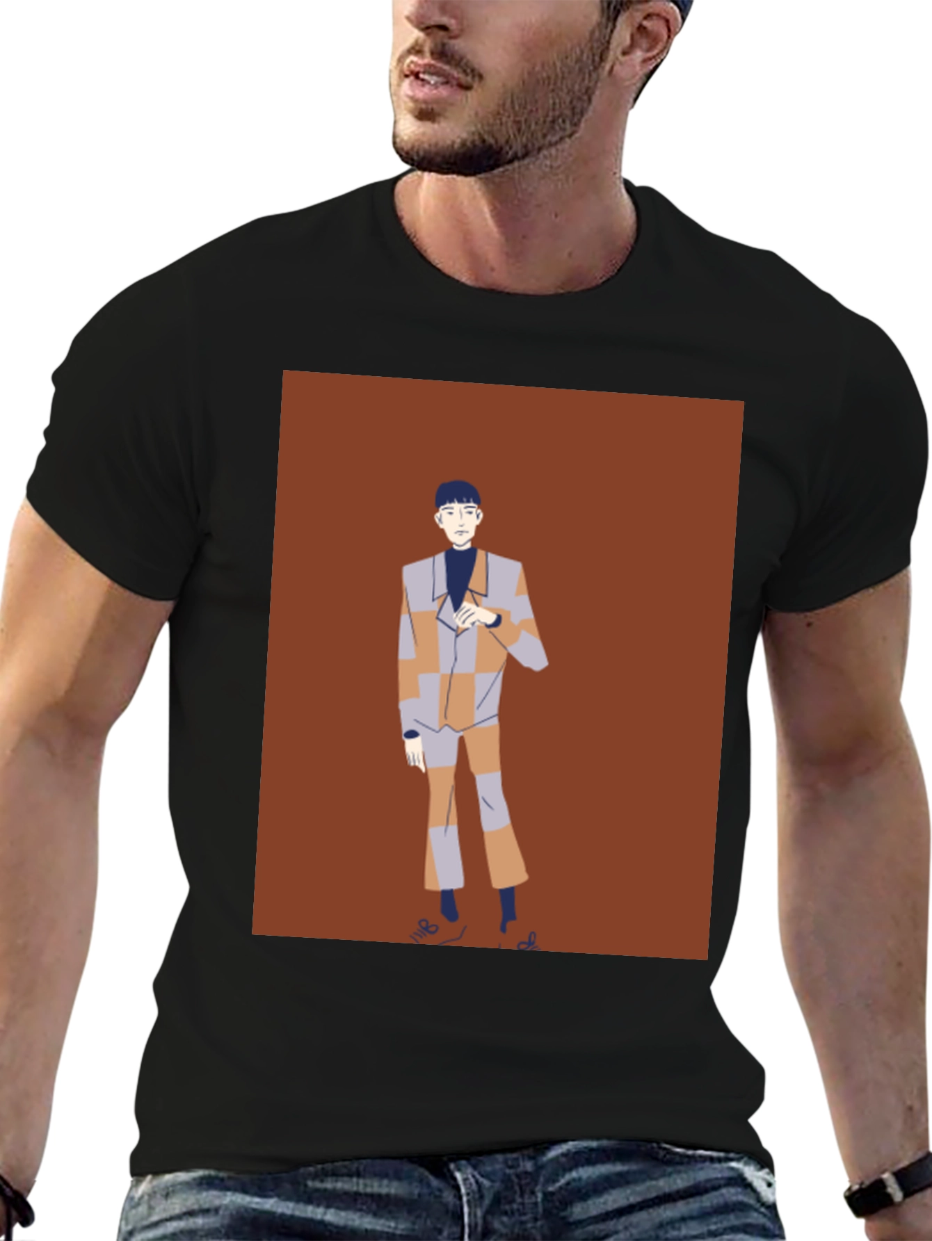 Retro Style Graphic Tee - Unique Fashion Statement