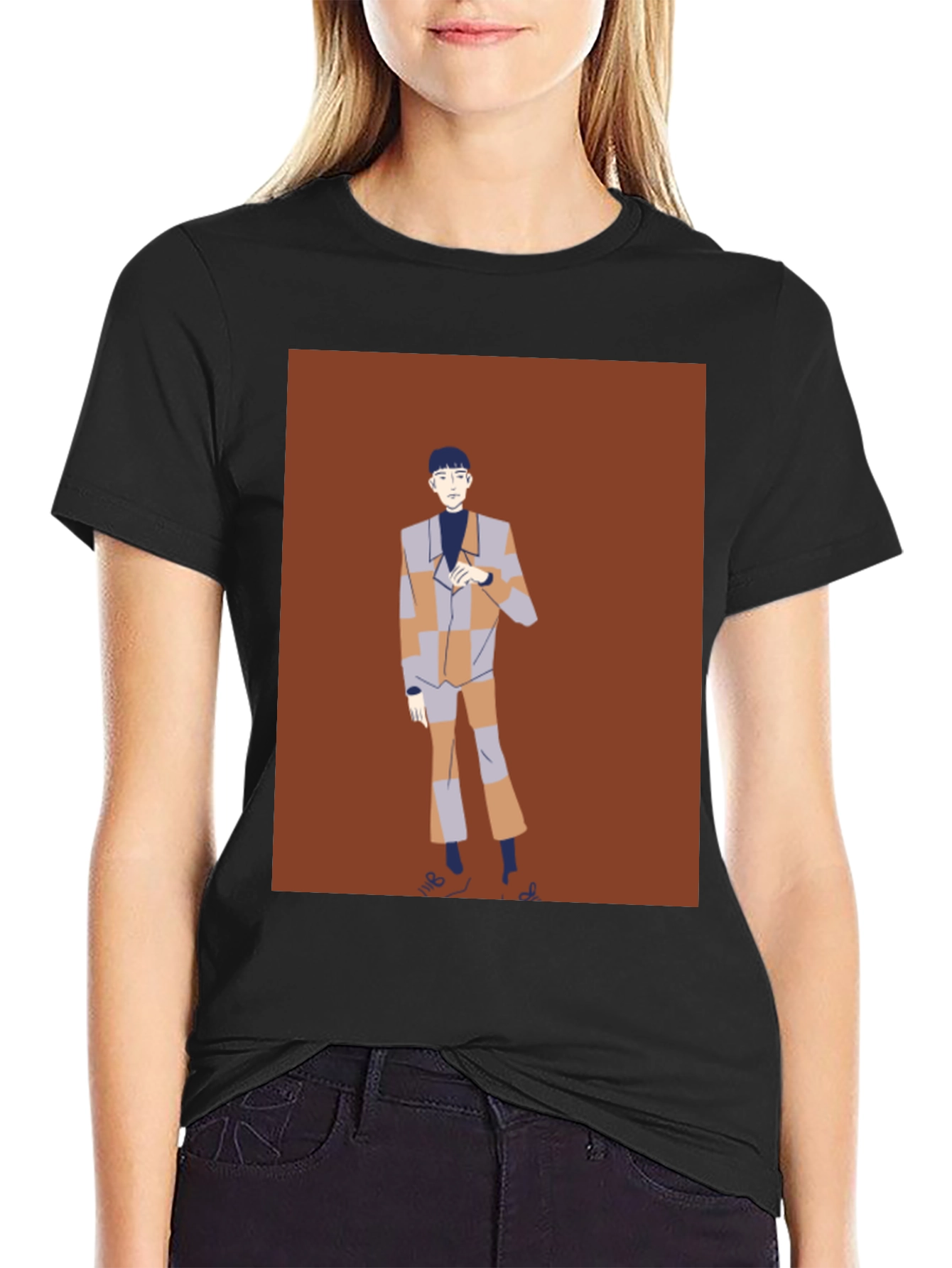 Retro Style Graphic Tee - Unique Fashion Statement