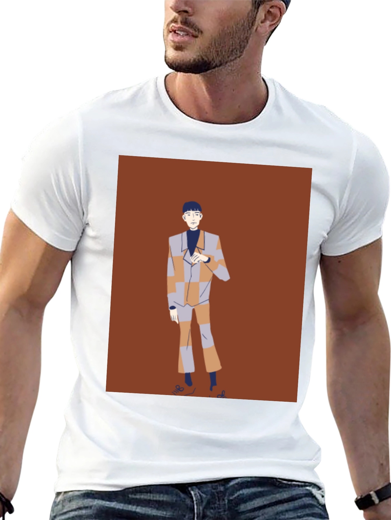 Retro Style Graphic Tee - Unique Fashion Statement
