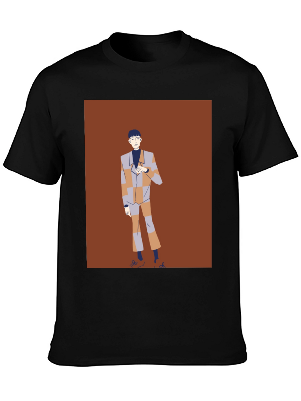Retro Style Graphic Tee - Unique Fashion Statement