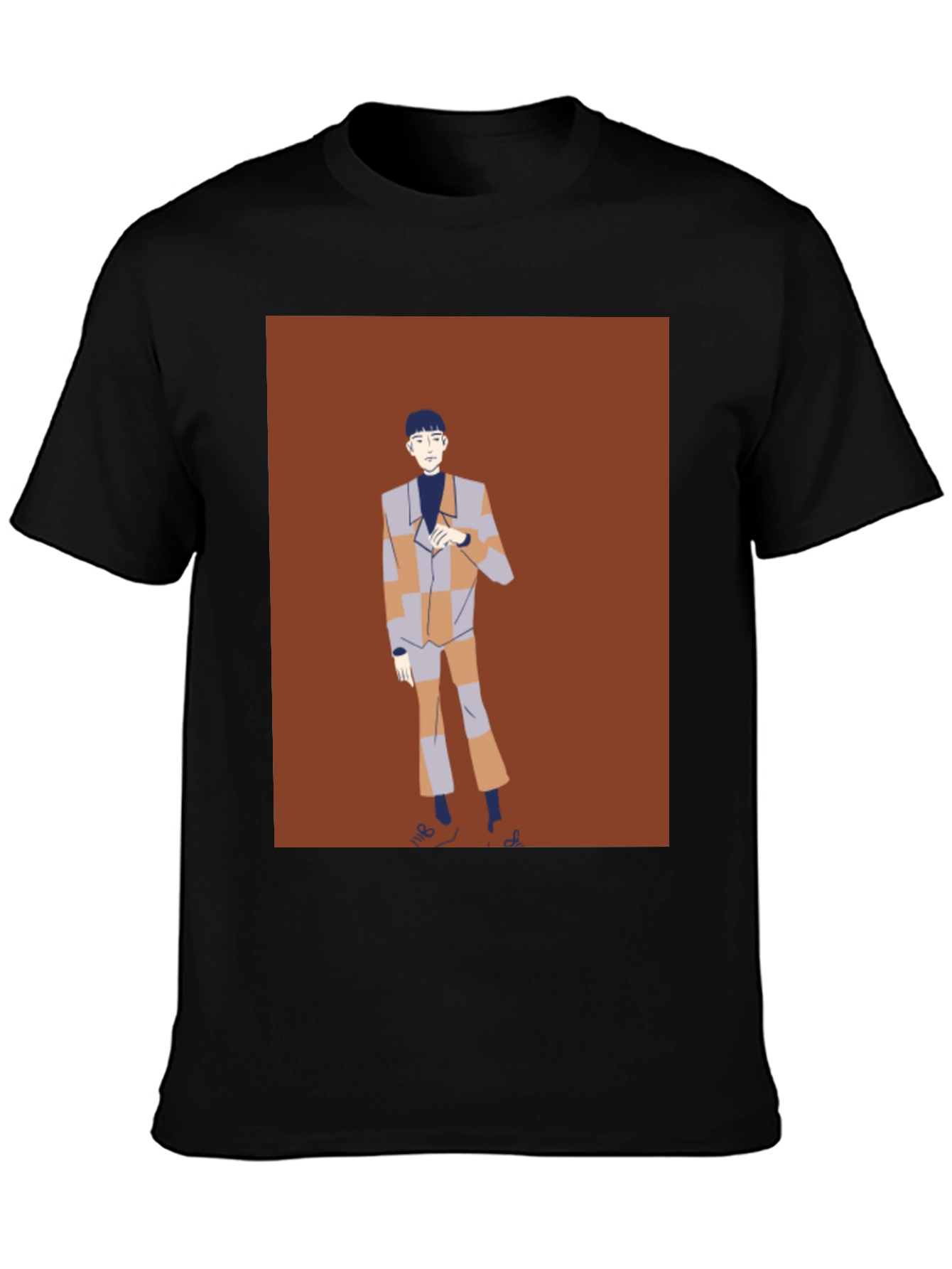 Retro Style Graphic Tee - Unique Fashion Statement