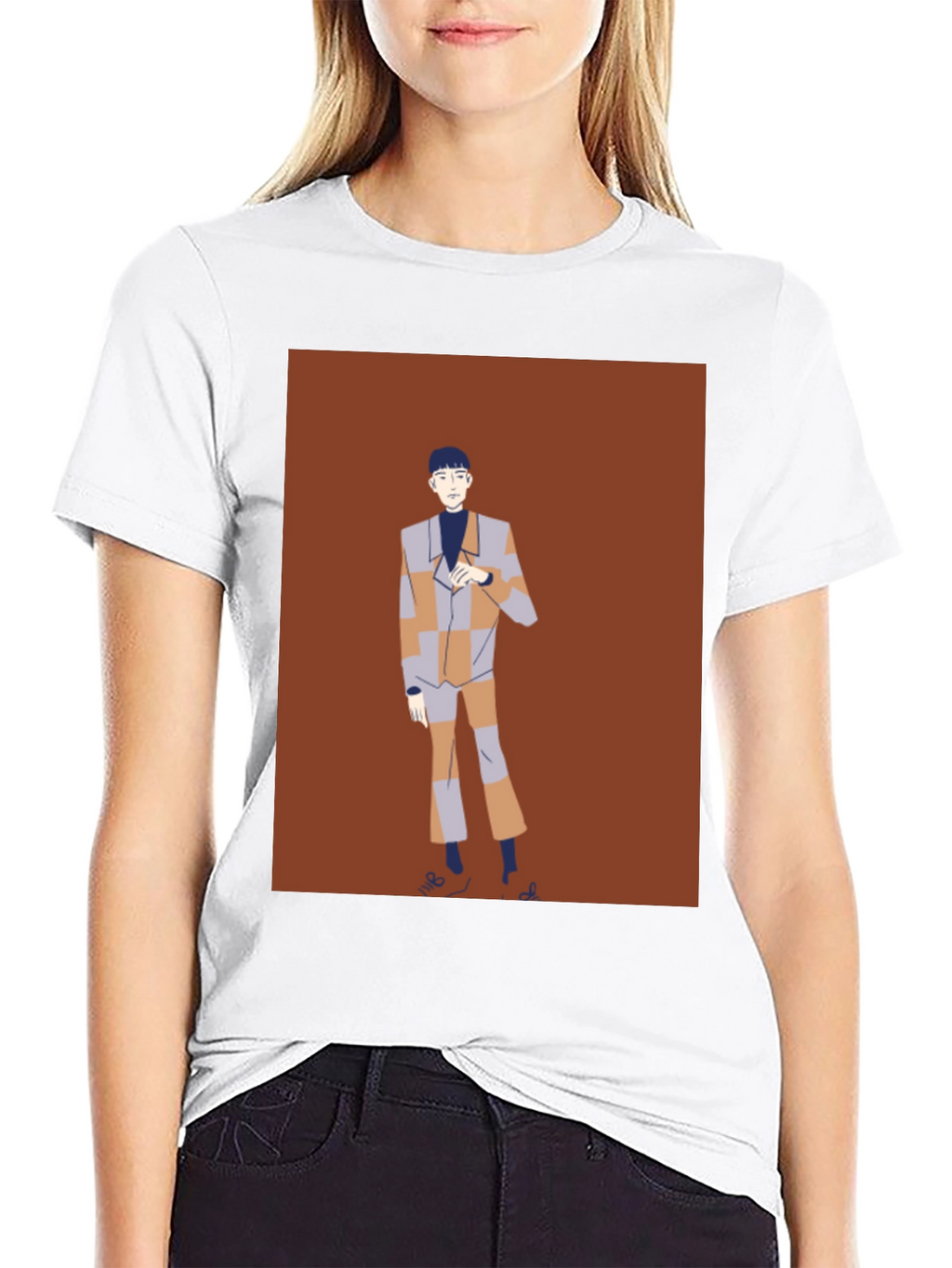 Retro Style Graphic Tee - Unique Fashion Statement