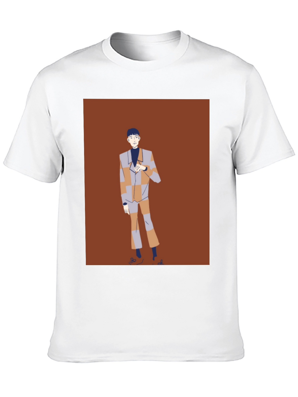 Retro Style Graphic Tee - Unique Fashion Statement