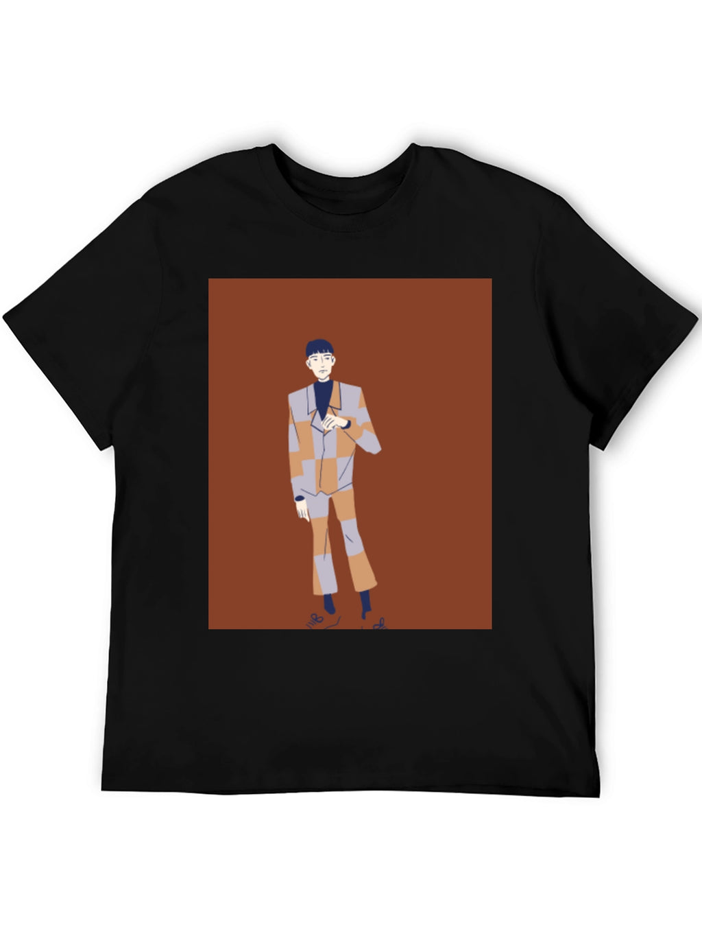 Retro Style Graphic Tee - Unique Fashion Statement