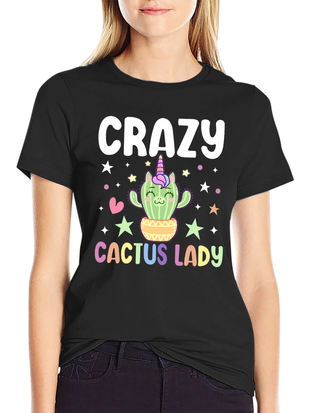 Crazy Cactus Lady T-Shirt