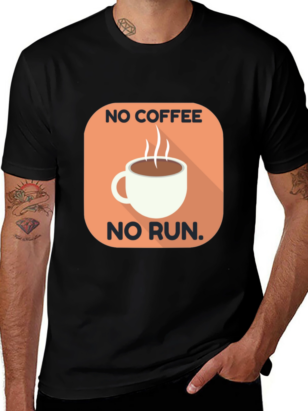 No Coffee No Run T-Shirt - Funny Runners Tee