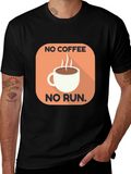 No Coffee No Run T-Shirt - Funny Runners Tee