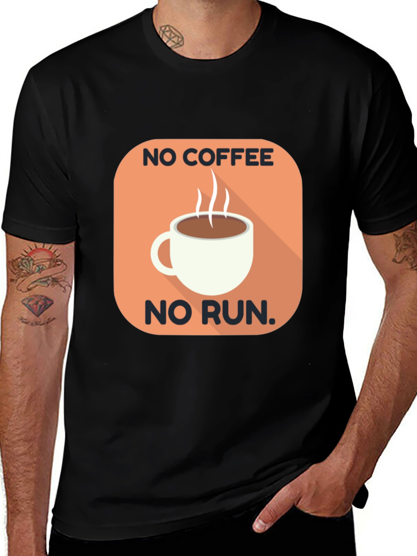No Coffee No Run T-Shirt - Funny Runners Tee