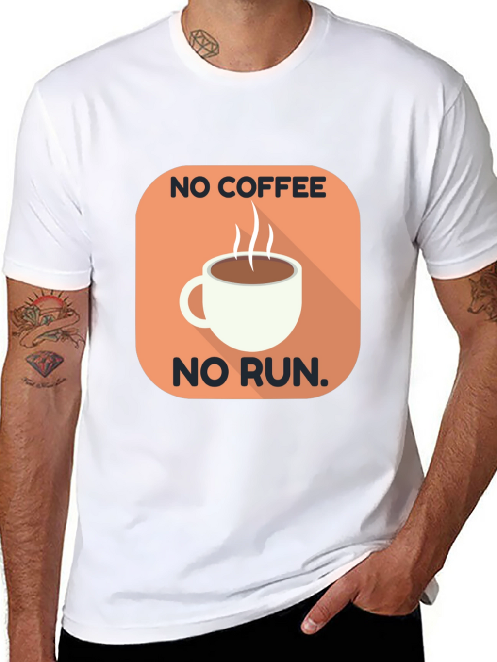 No Coffee No Run T-Shirt - Funny Runners Tee