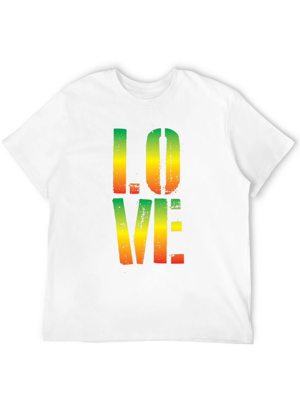 Rasta LOVE T-Shirt - Black Cotton Tee