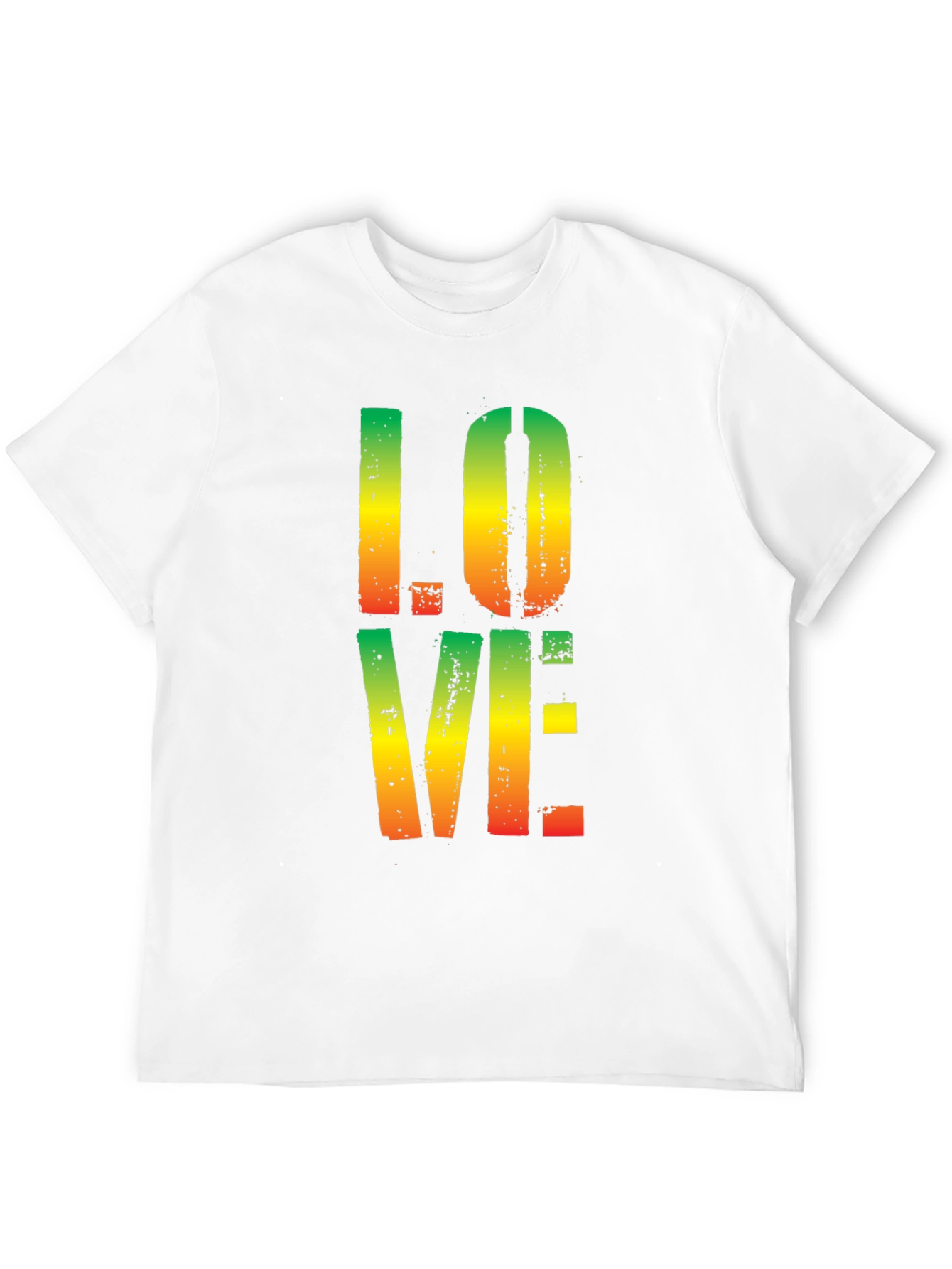 Rasta LOVE T-Shirt - Black Cotton Tee