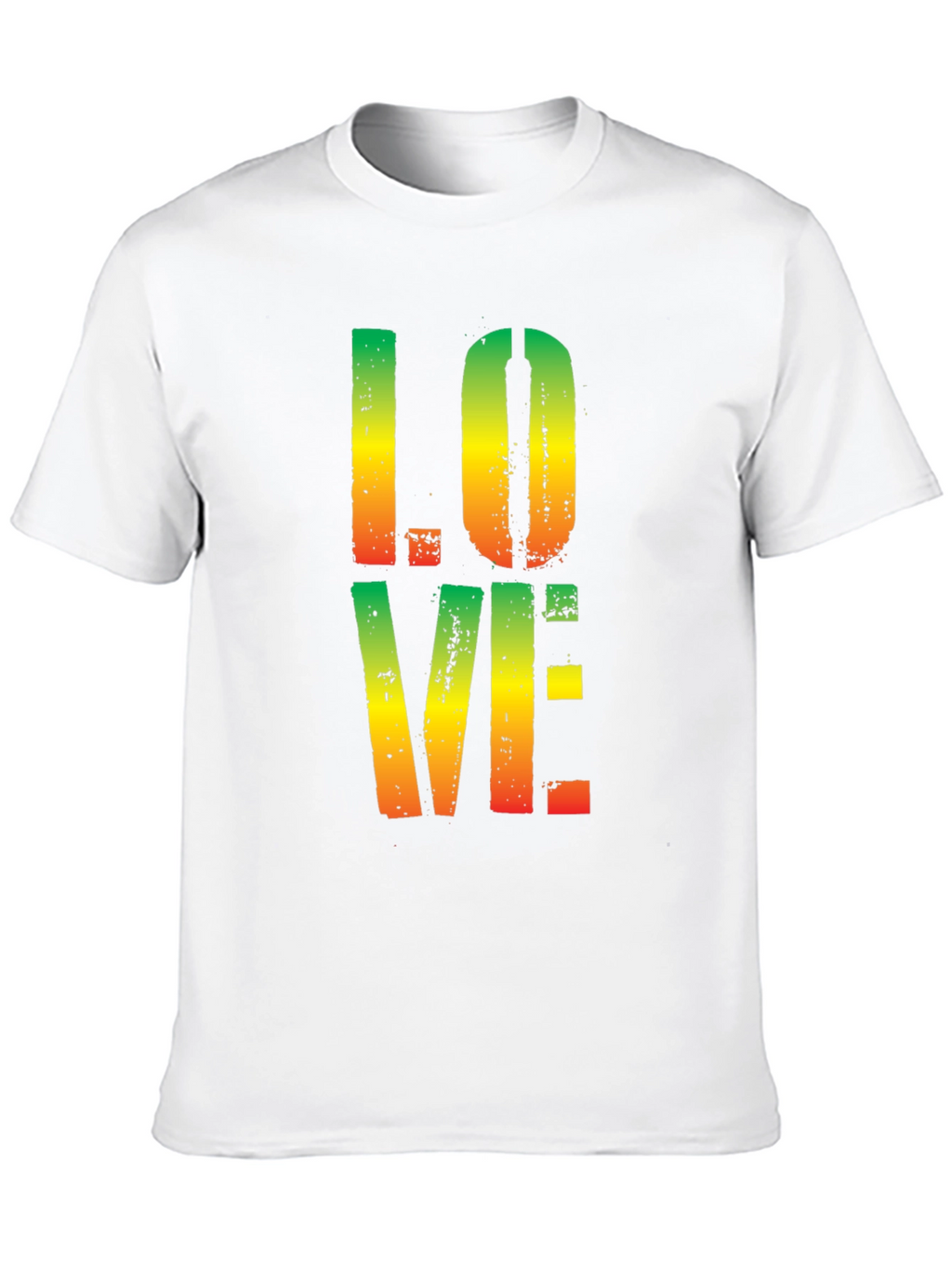 Rasta LOVE T-Shirt - Black Cotton Tee
