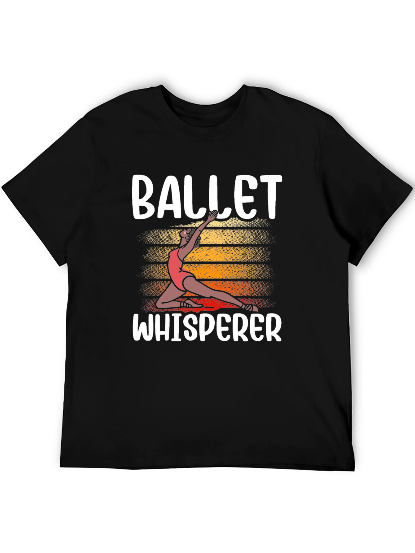 Ballet Whisperer T-Shirt Black Cotton Graphic Tee
