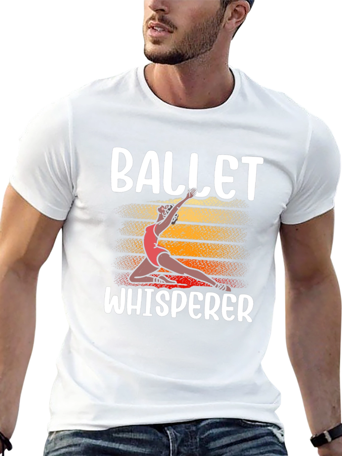 Ballet Whisperer T-Shirt Black Cotton Graphic Tee