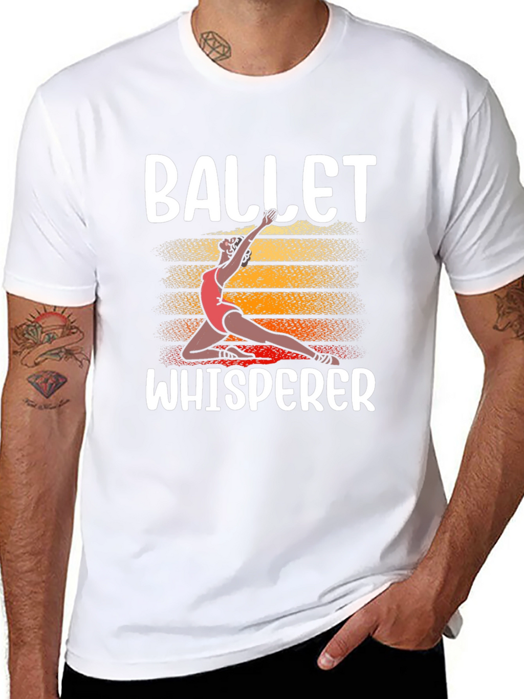 Ballet Whisperer T-Shirt Black Cotton Graphic Tee