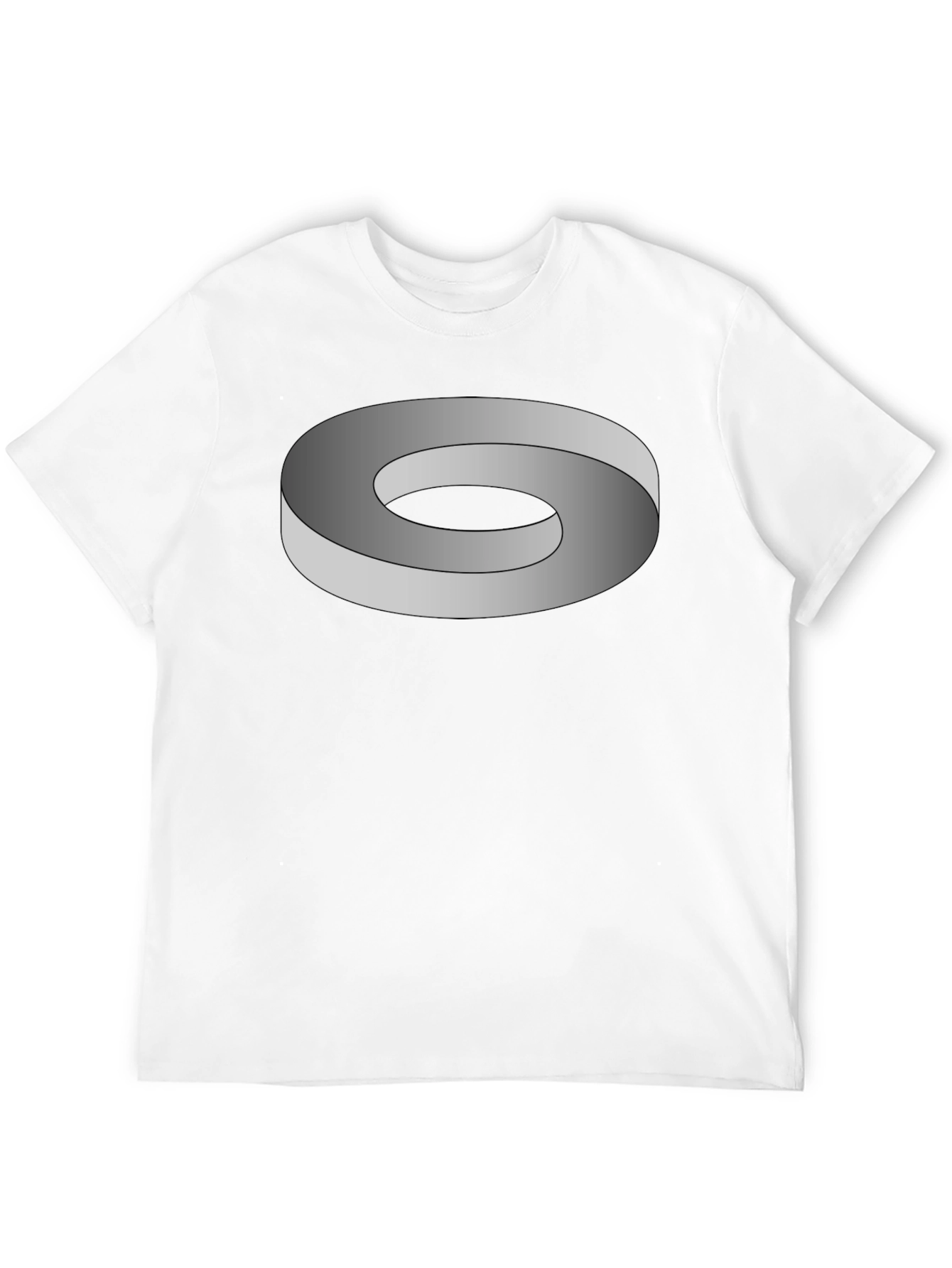 Optical Illusion T-Shirt - Mobius Strip Design