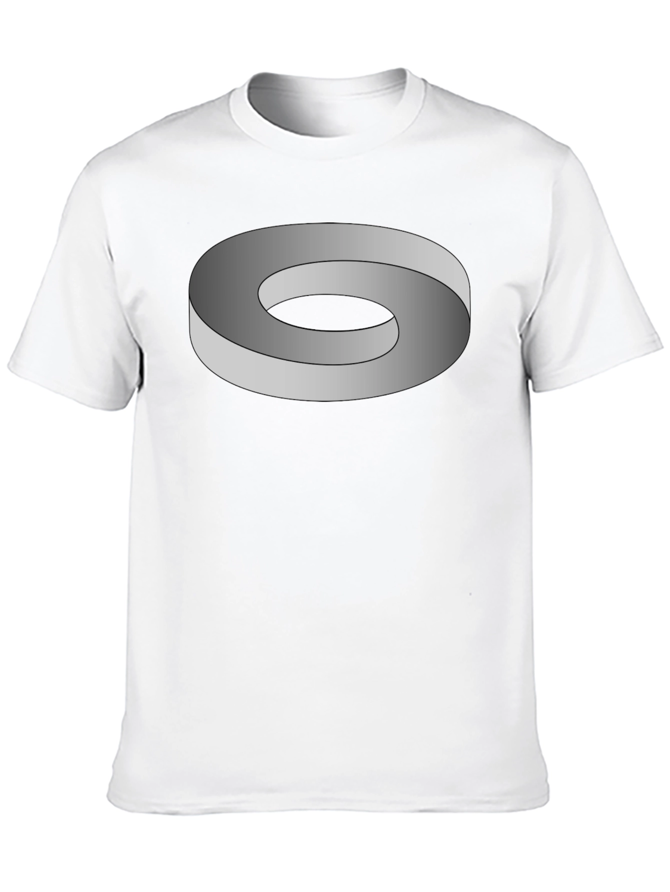 Optical Illusion T-Shirt - Mobius Strip Design