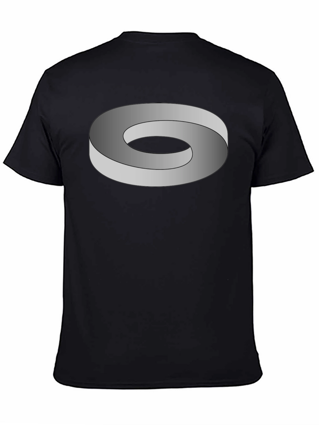 Optical Illusion T-Shirt - Mobius Strip Design