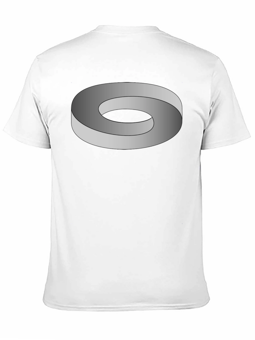 Optical Illusion T-Shirt - Mobius Strip Design