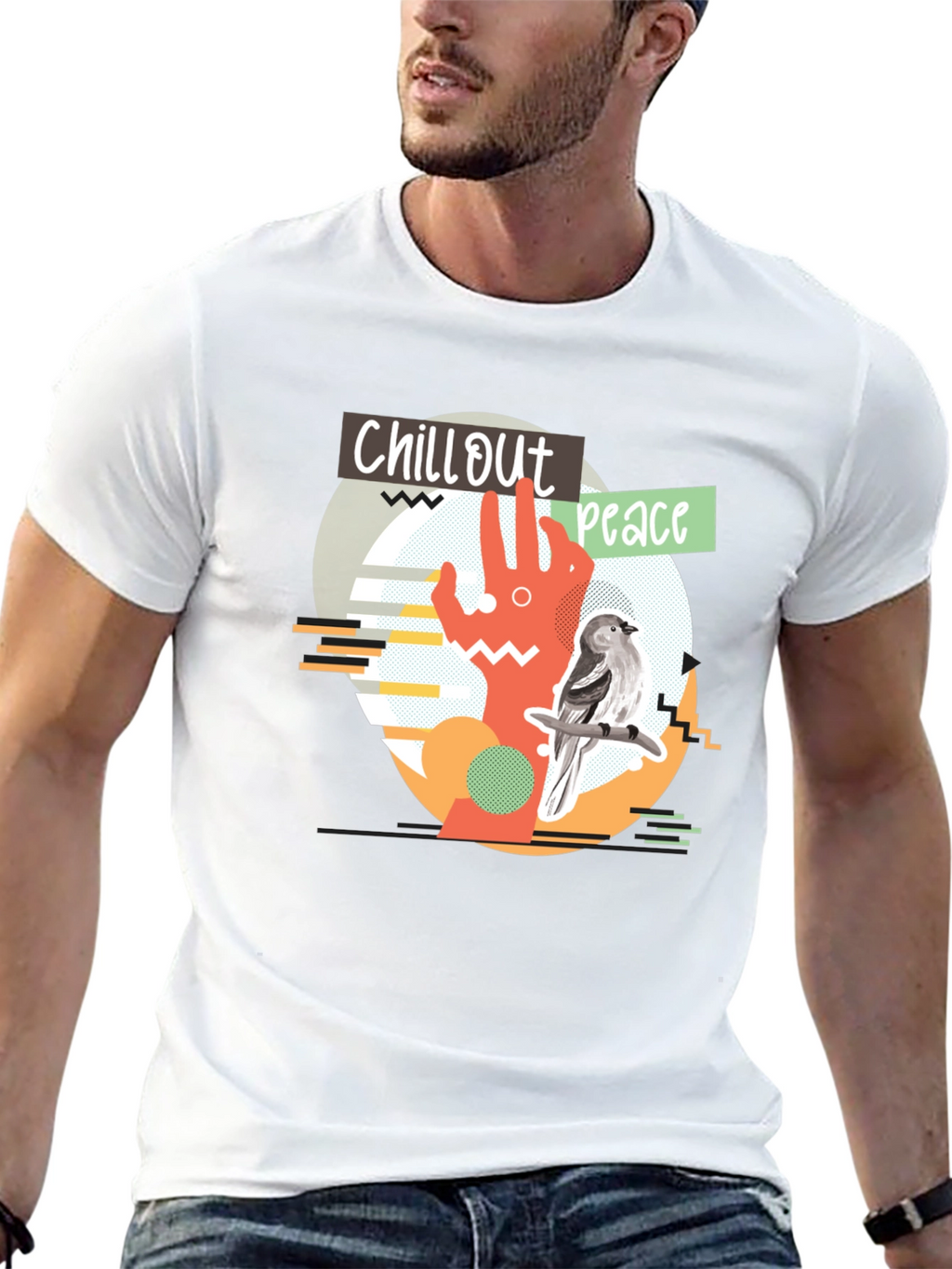 Chillout Peace Graphic T-Shirt