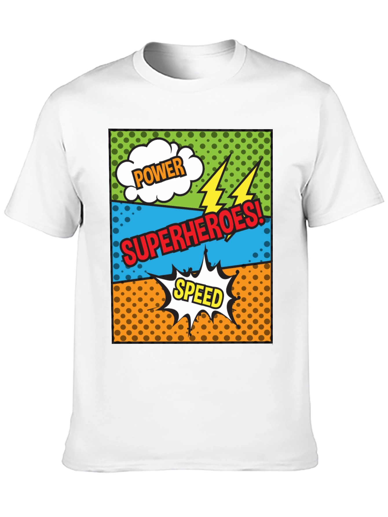 Superhero Comic Style T-Shirt