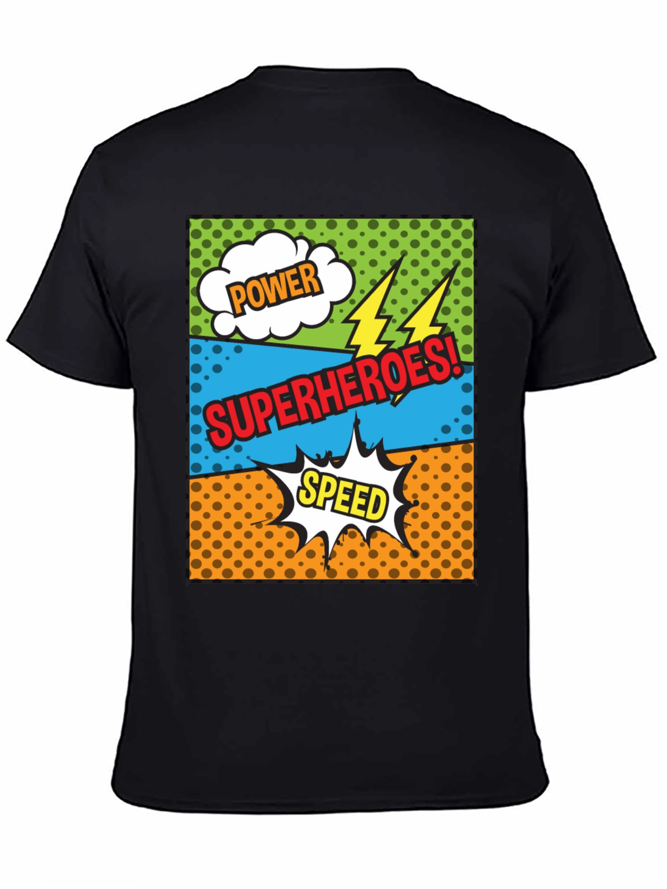Superhero Comic Style T-Shirt