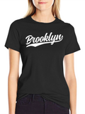 Brooklyn Graphic T-Shirt - Urban Style Black Tee