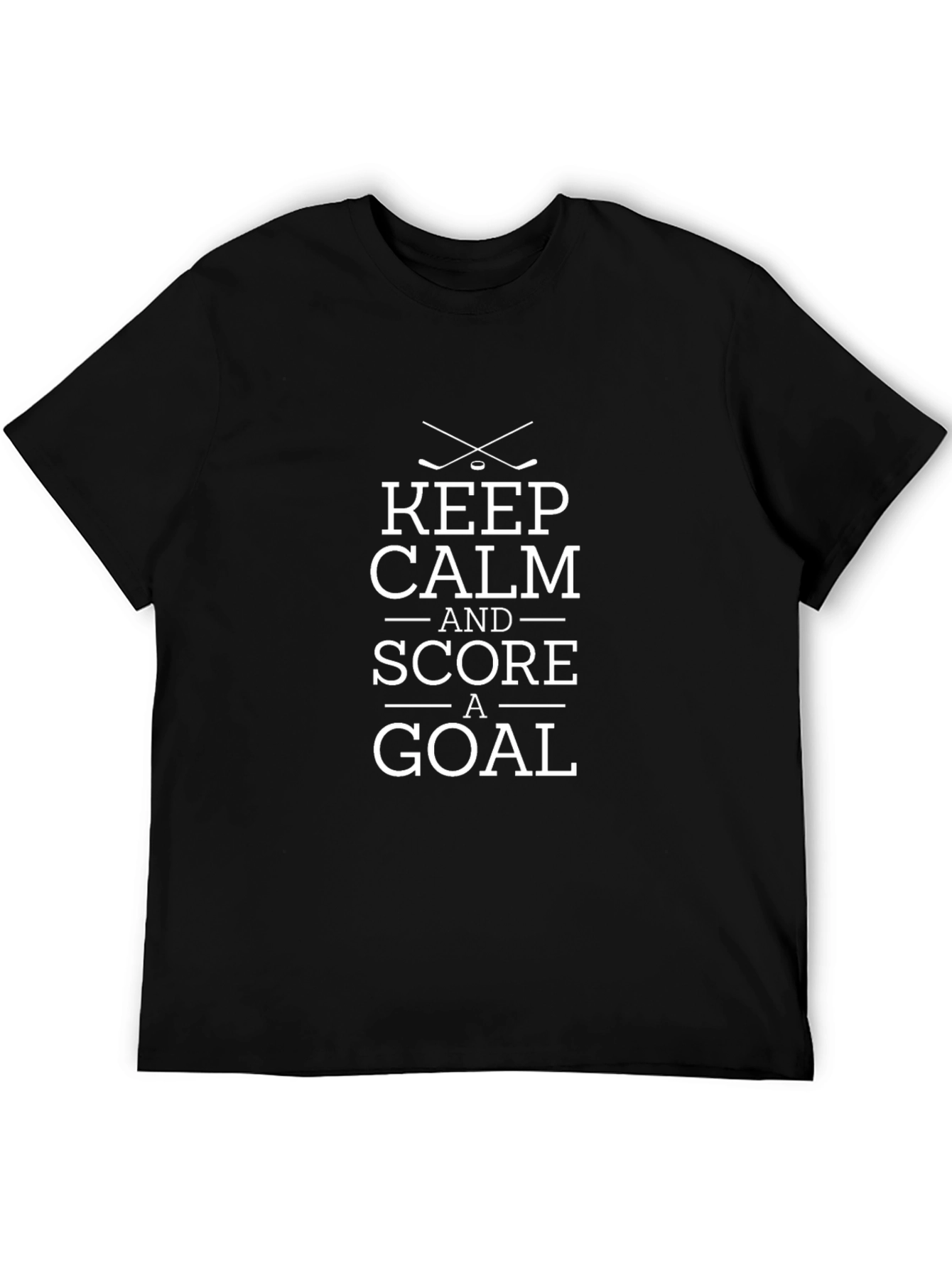 Keep Calm & Score Hockey Goal T-Shirt