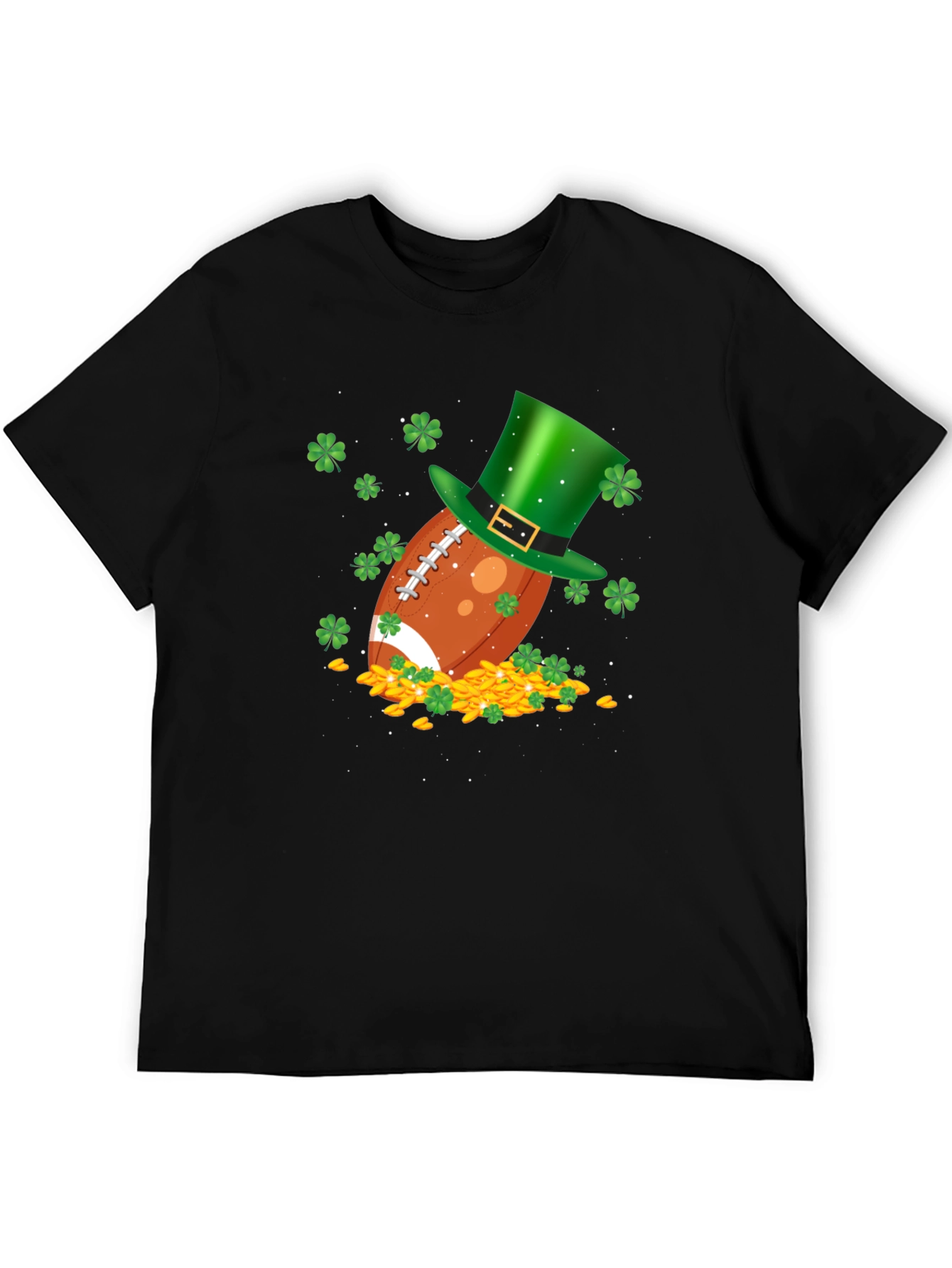 St. Patricks Day Football T-Shirt