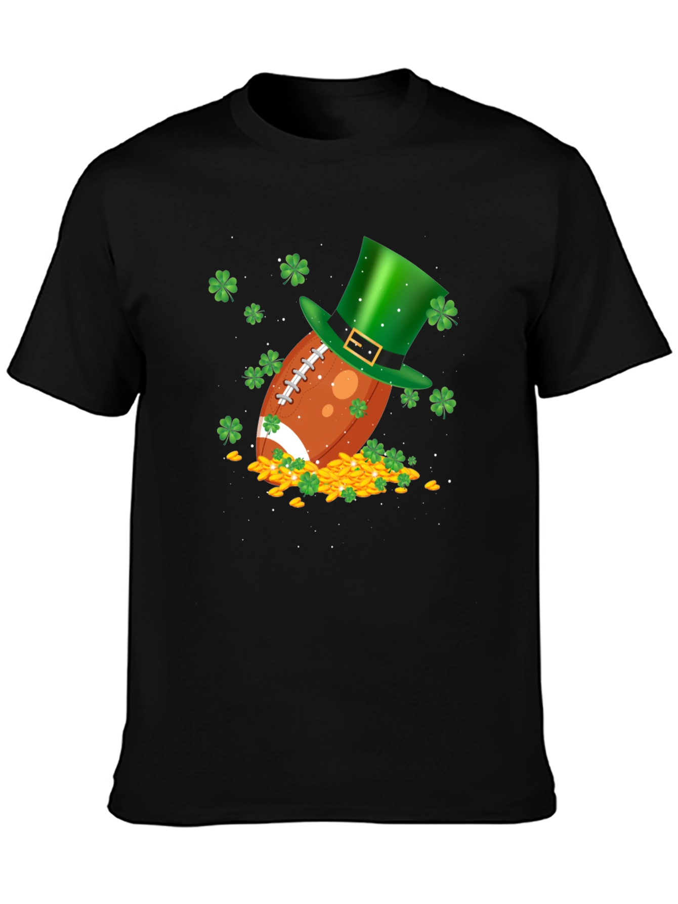 St. Patricks Day Football T-Shirt