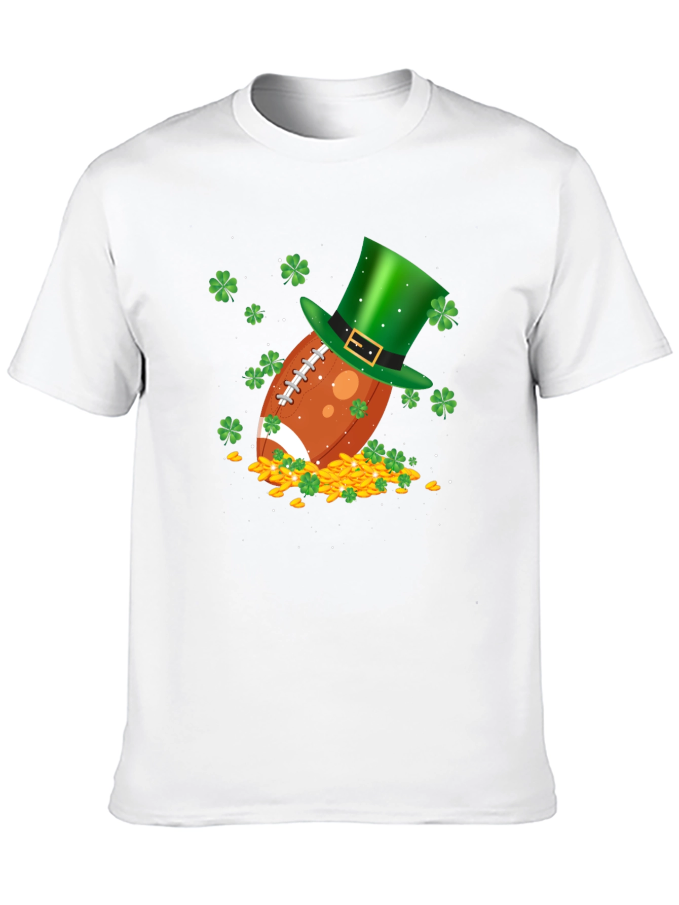 St. Patricks Day Football T-Shirt