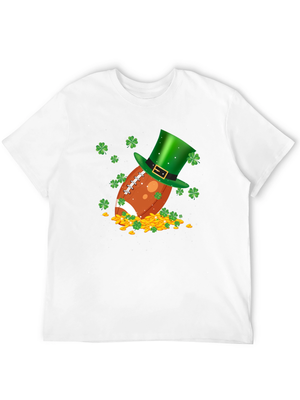 St. Patricks Day Football T-Shirt