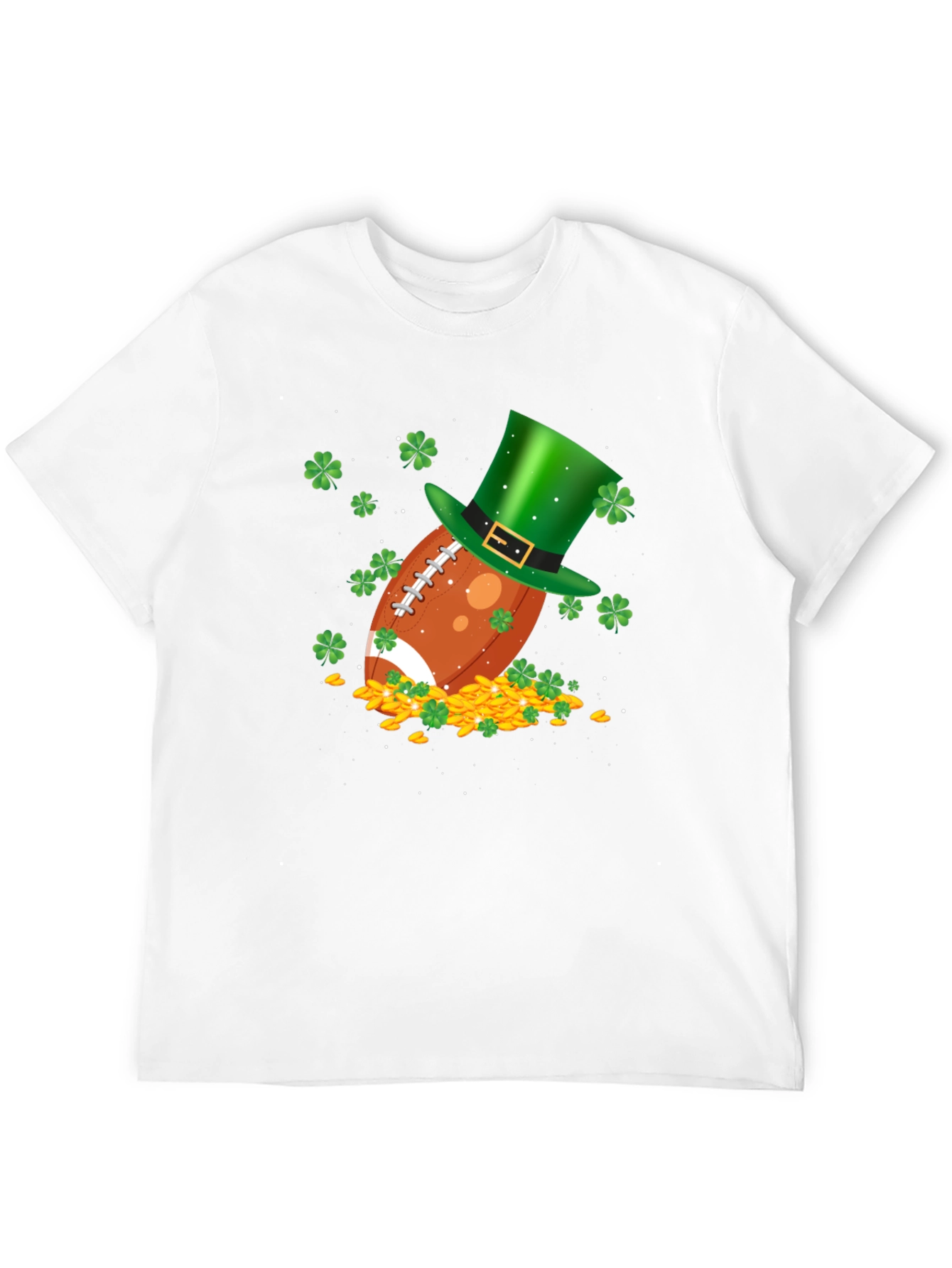 St. Patricks Day Football T-Shirt