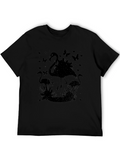 Flamingo Silhouette Graphic Tee