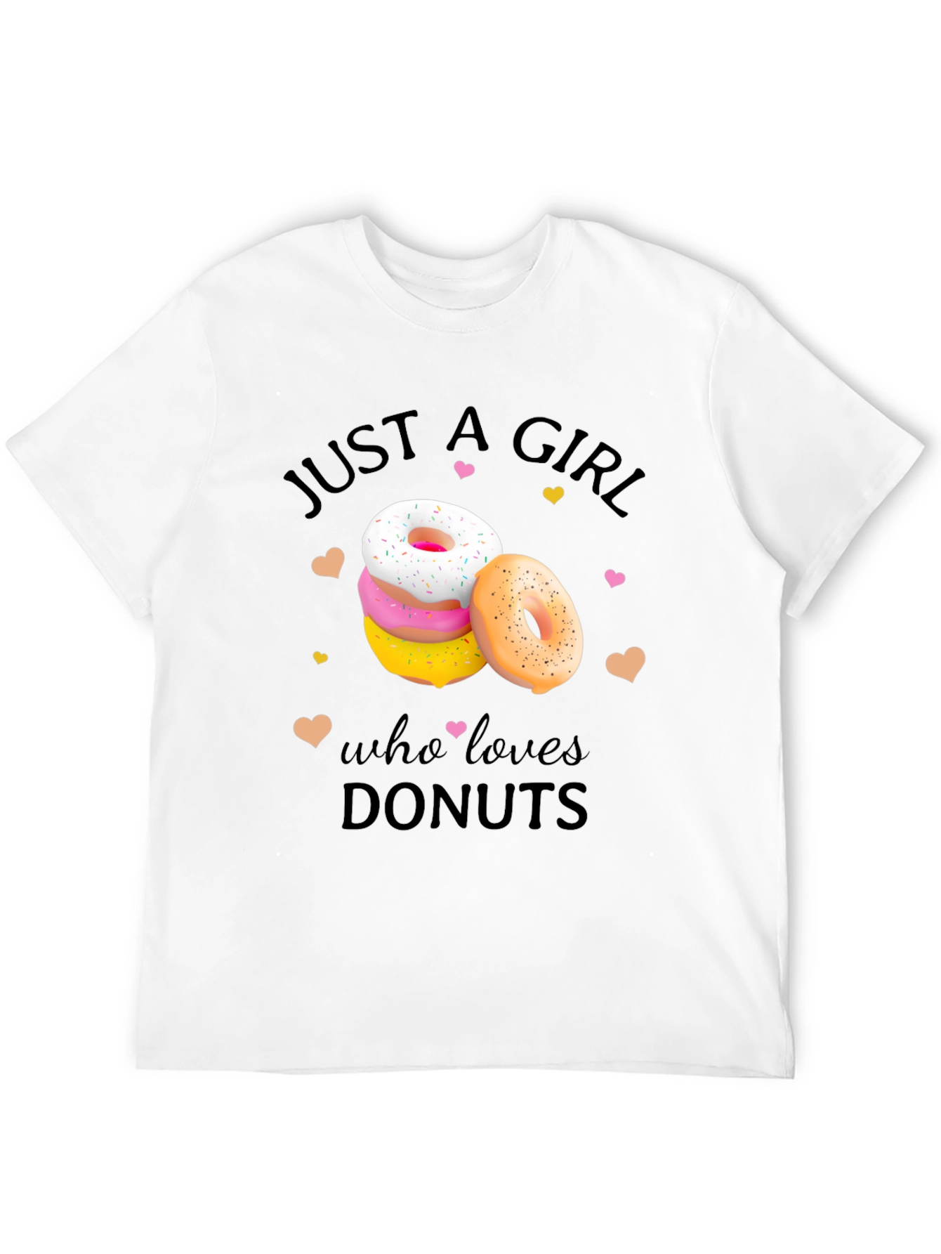 Just a Girl Who Loves Donuts T-Shirt