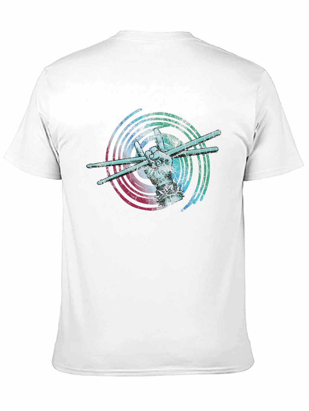 Drummer Hand Graphic T-Shirt - Rock On!