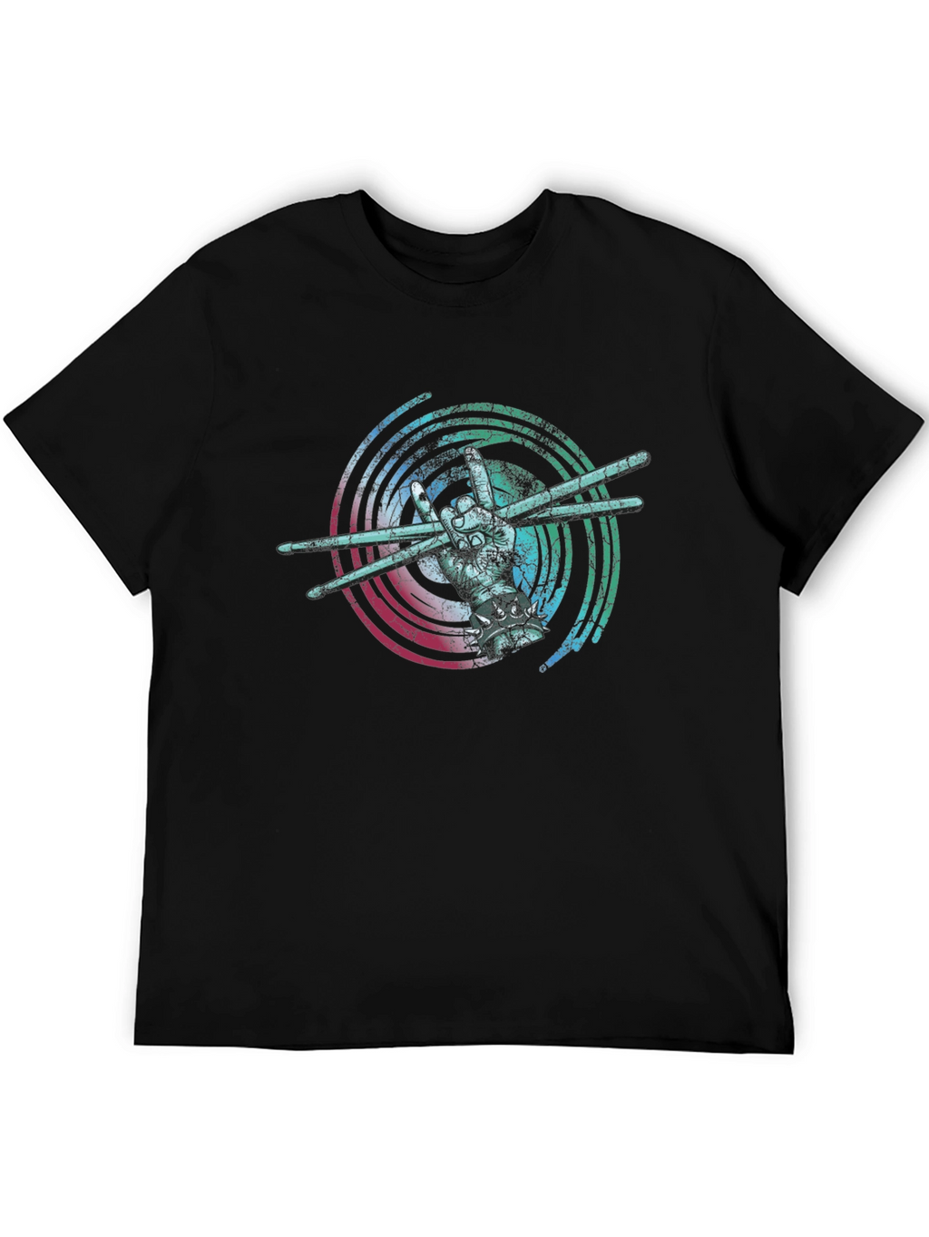 Drummer Hand Graphic T-Shirt - Rock On!
