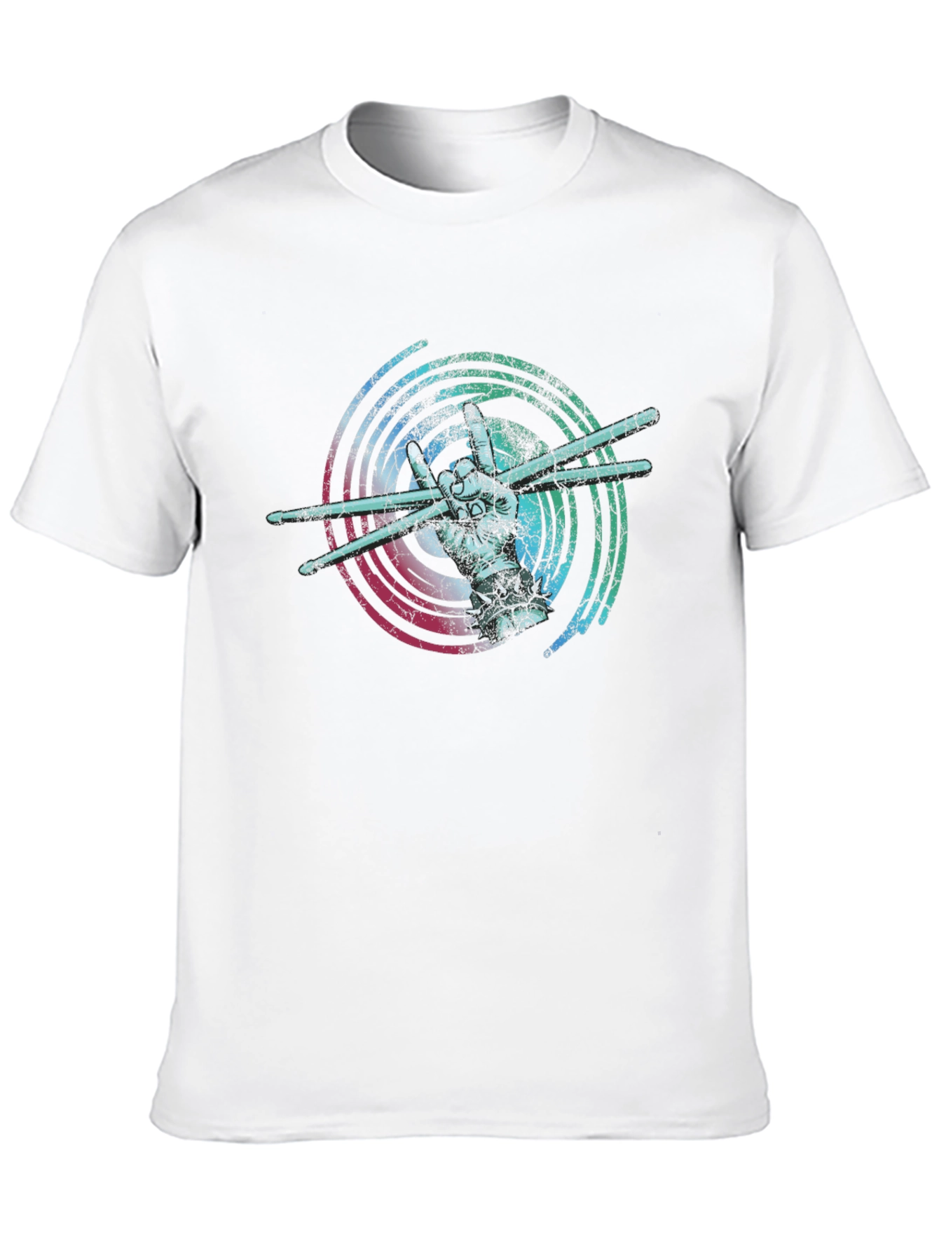 Drummer Hand Graphic T-Shirt - Rock On!