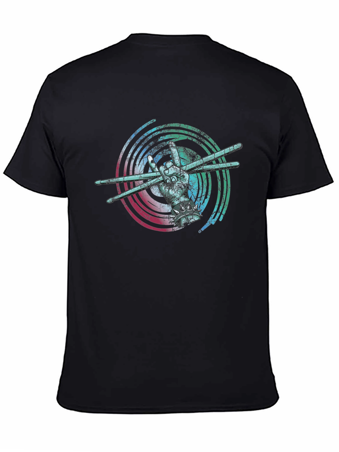 Drummer Hand Graphic T-Shirt - Rock On!