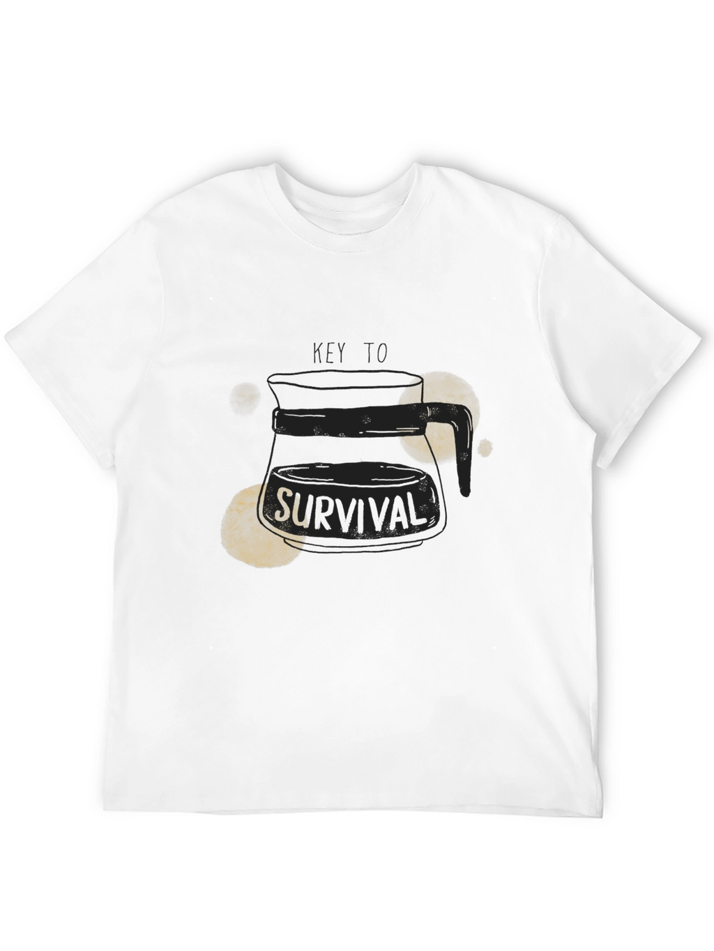 Coffee Key To Survival Graphic Tee