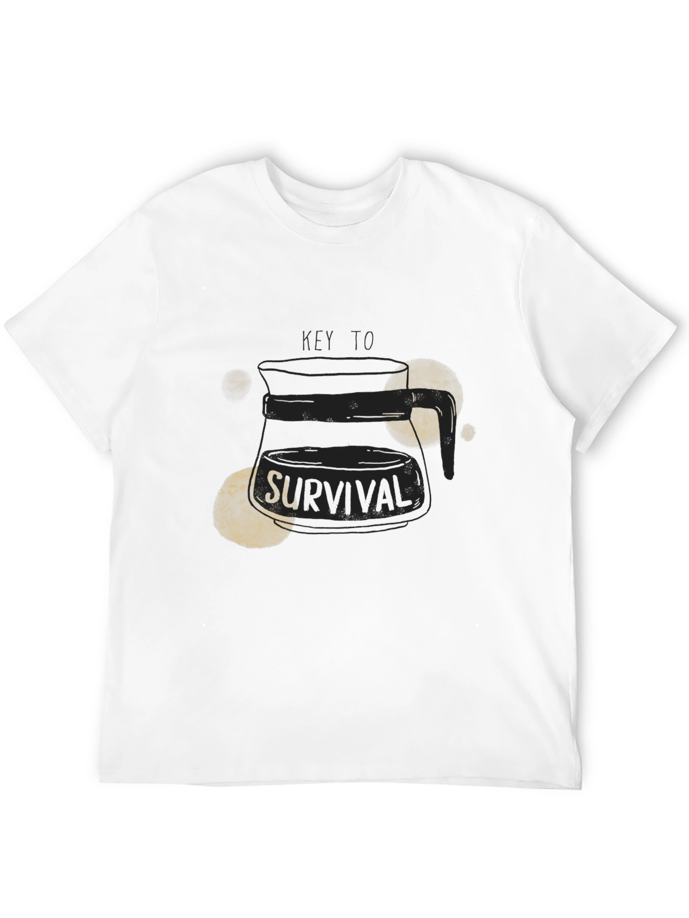 Coffee Key To Survival Graphic Tee